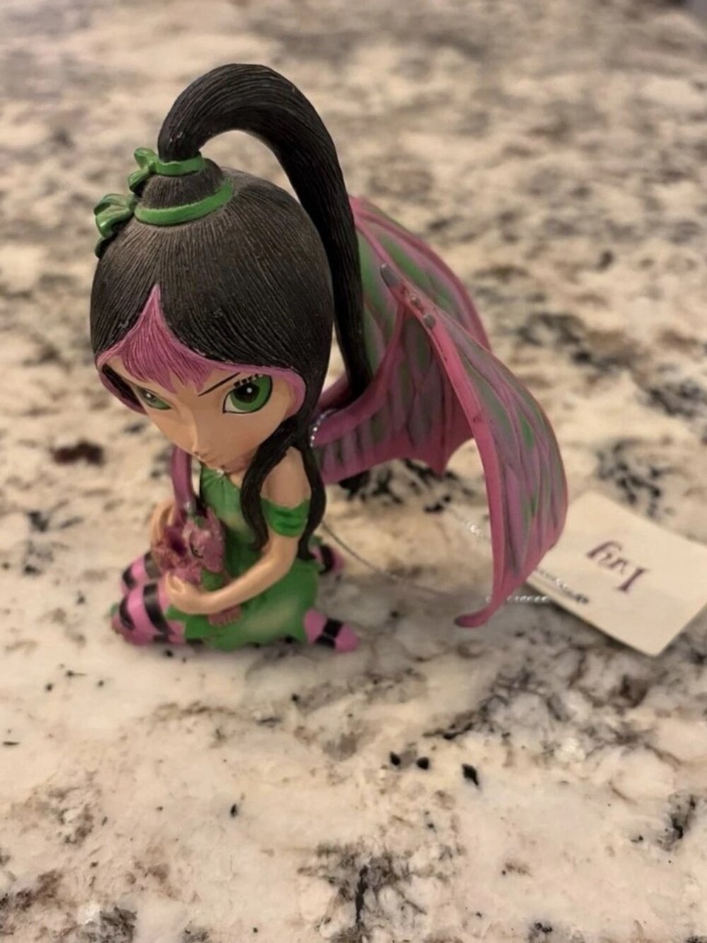 Ivy Fairy Dragonling Companions Figure Hamilton Collection
